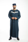 Faaris Thobe in Navy