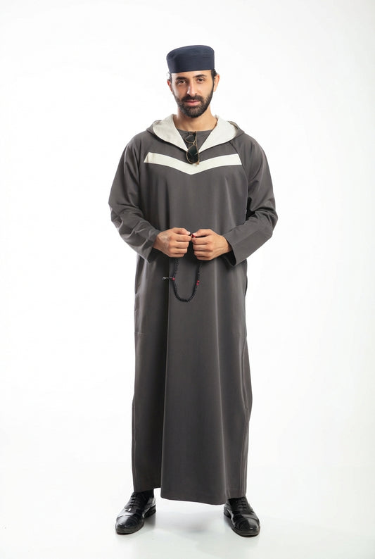 Faaris Thobe in Gray